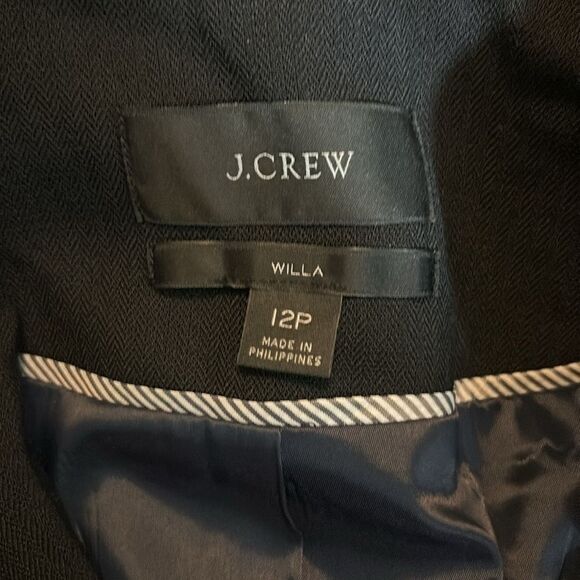J. CREW Willa blazer jacket 12P 12 P - Picture 3 of 4